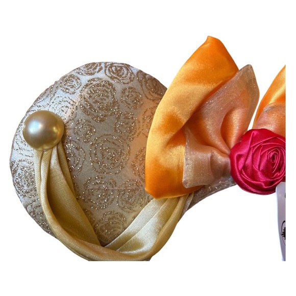 Disney Minnie Mouse Ears Belle Beauty and the Beast Headband NWT 1 - Picture 2 of 7